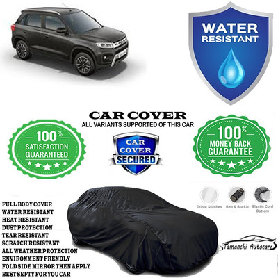 Tamanchi Autocare Car Cover For Maruti Suzuki Vitara Brezza ZXI Petrol(Black)