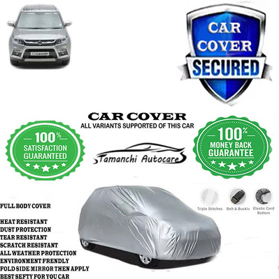 Tamanchi Autocare Car Cover For Maruti Suzuki Vitara Brezza ZDi Plus Diesel(Silver)