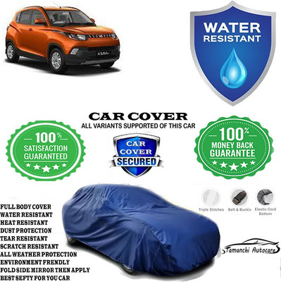Tamanchi Autocare Car Cover For Mahindra KUV100 mFALCON G80 K4 Plus(Blue)