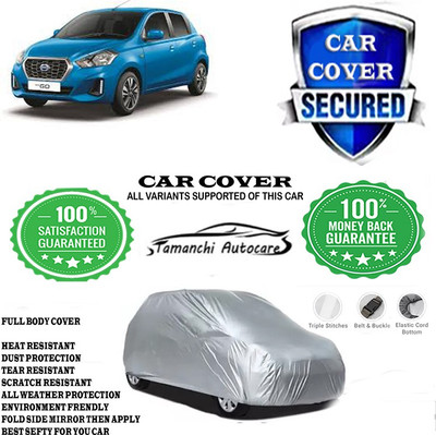 Tamanchi Autocare Car Cover For Datsun Go Plus T CVT Petrol(Silver)