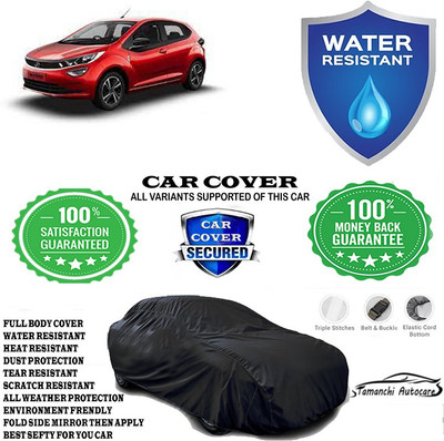 Tamanchi Autocare Car Cover For Tata Altroz XZ Option Diesel(Black)