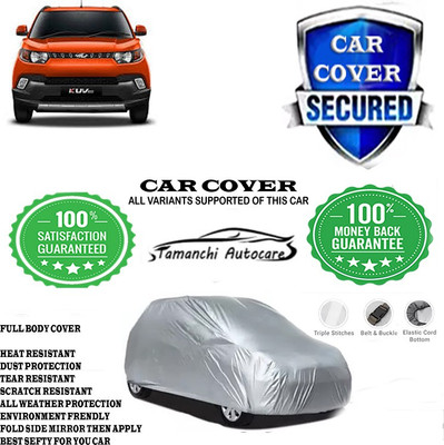 Tamanchi Autocare Car Cover For Mahindra KUV100 mFALCON D75 K8 5str(Silver)