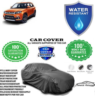 Tamanchi Autocare Car Cover For Maruti Suzuki Vitara Brezza ZDi(Grey)