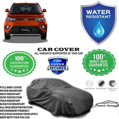 Tamanchi Autocare Car Cover For Mahindra KUV100 NXT G80 K6 Plus Petrol(Grey)