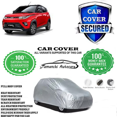 Tamanchi Autocare Car Cover For Mahindra KUV100 mFALCON D75 K2 Plus(Silver)