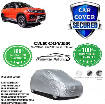Tamanchi Autocare Car Cover For Maruti Suzuki Vitara Brezza(Silver)