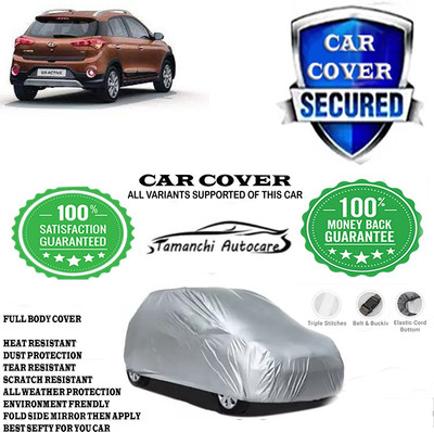 Tamanchi Autocare Car Cover For Hyundai i20 Active 1.2(Silver)