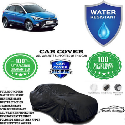 Tamanchi Autocare Car Cover For Hyundai i20 Active(Black)