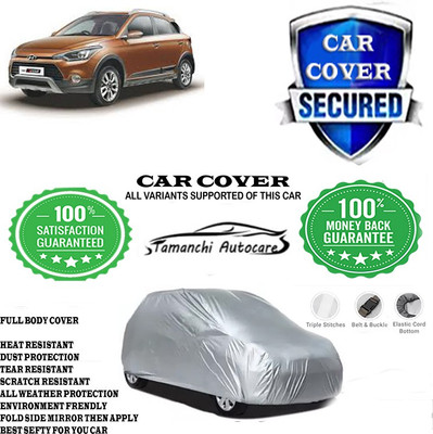 Tamanchi Autocare Car Cover For Hyundai i20 Active S Petrol(Silver)