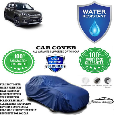 Tamanchi Autocare Car Cover For Maruti Suzuki Vitara Brezza ZDi Plus Dual Tone Diesel(Blue)
