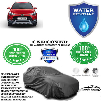 Tamanchi Autocare Car Cover For Hyundai i20 Active SX Dual Tone Petrol(Grey)