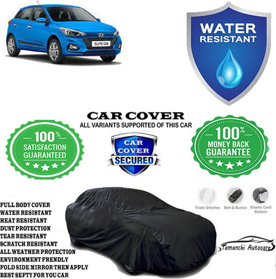 Tamanchi Autocare Car Cover For Hyundai Elite i20 Asta 1.4 CRDi(Black)