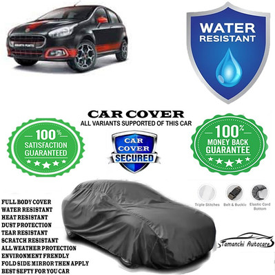 Tamanchi Autocare Car Cover For Fiat Punto Evo(Grey)