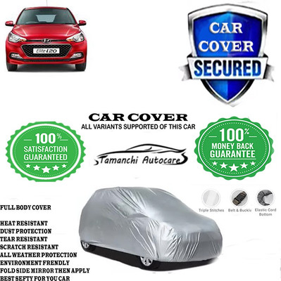 Tamanchi Autocare Car Cover For Hyundai Elite i20 Magna 1.2(Silver)