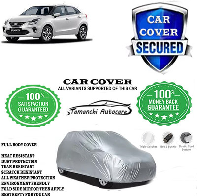Tamanchi Autocare Car Cover For Toyota Glanza V CVT(Silver)