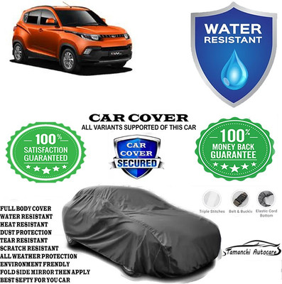 Tamanchi Autocare Car Cover For Mahindra KUV100 NXT D75 K4 Plus 5Str Diesel(Grey)