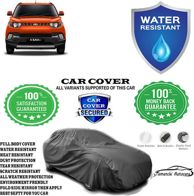 Tamanchi Autocare Car Cover For Mahindra KUV100 mFALCON D75 K8 5str(Grey)