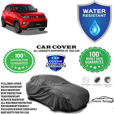 Tamanchi Autocare Car Cover For Mahindra KUV100 NXT D75 K4 Plus 5Str(Grey)
