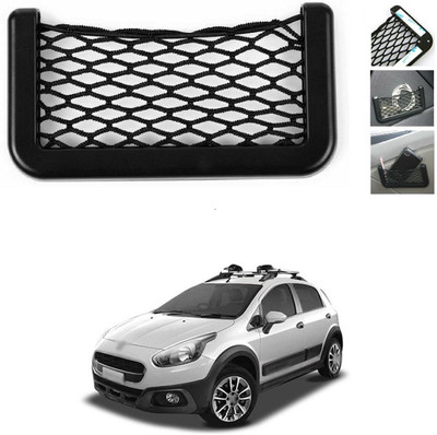 PRTEK Universal Car String Bag Car Seat Side Storage Net Bag Mesh Organizer 4 Car Storage Bag(1 L)