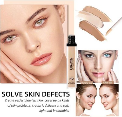 GFSU - GO FOR SOMETHING UNIQUE BEST HD Spotless Liquid Concealer Waterproof Eye Dark Circles Spots Full Coverag Concealer(SKIN COLOR BEST, 6 ml)