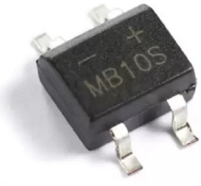 Steko (50 Pieces) MB10S Bridge Rectifier 1000 Volt 0.5A Diode PIN Diode(Pack of 50)