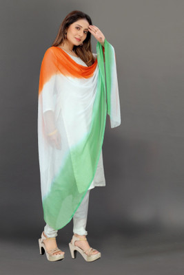 LADY SHOPI Chiffon Printed Women Dupatta