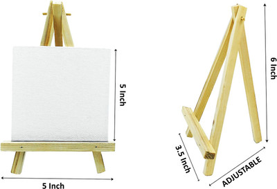 Eduway Wooden Multiple Purpose Easel(Mini, Display, Studio)