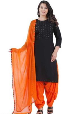 Bhanu Pratap Fashion Embroidered Kurta, Salwar & Dupatta Set