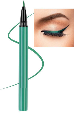 Yuency Water Proof & Smudge Proof Liquid sketch Eyeliner green 3 g(green)