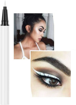 Yuency Water Proof & Smudge Proof Liquid sketch Eyeliner white 3 g(white)