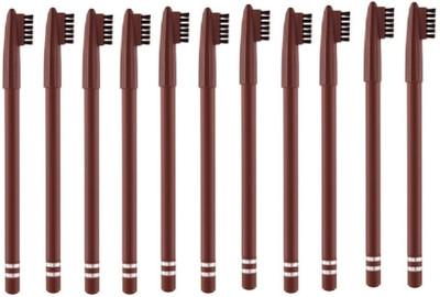 JANOST MATTE FINISH SOFT CURLING SHAPE EYEBROW PENCIL(BROWN)