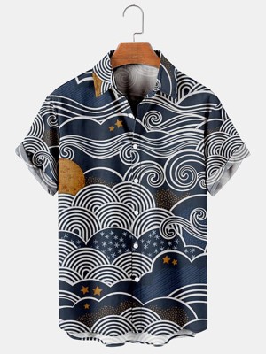 FDV Cotton Blend Geometric Print Shirt Fabric