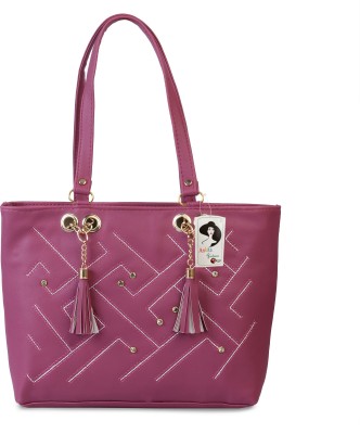 Ankita Fashion World Women Pink Tote