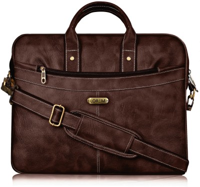 LOREM Brown Color Faux Leather 10L Messenger Bag For Men & Women OE-New-BG37 Waterproof Messenger Bag(Brown, 10 L)