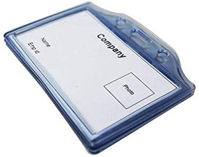 C J Choice Plastic ID Badge Holder(Pack of 5)