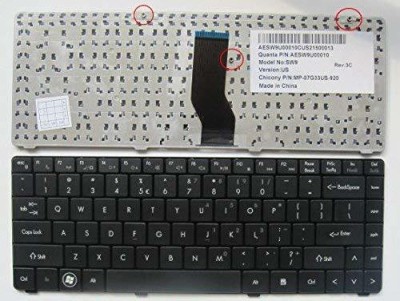 TechSonic For HCL M1064 HASEE SW9 AESW91404US1A168 AESW9US1A168 Internal Laptop Keyboard(Black)