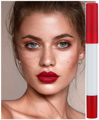 tanvi27 Non-Transfer Long Lasting Rotating Matte Lip Crayon lipstick red(red, 1.3 g)