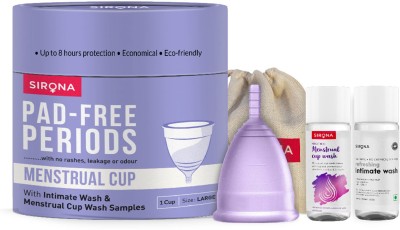 SIRONA Large Reusable Menstrual Cup(Pack of 1)