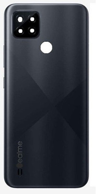 Sandreezz Realme C21Y (with Proper Logo) Back Panel(Black)
