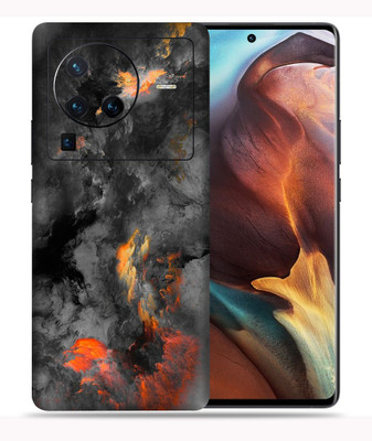 SkinoMania X80 Pro-5G Mobile Skin(Black Clouds)