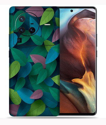 SkinoMania X80 Pro-5G Mobile Skin(Multicolour Leafs)