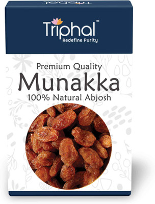 Triphal Premium Munakka | Natural and Fresh Abjosh Raisins(1 x 200 g)