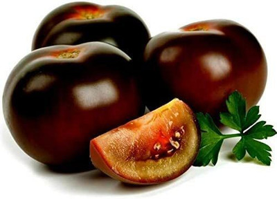 VibeX PUAS-43 - Black Prince Tomato Determinate Non GMO - (1350 Seeds) Seed(1350 per packet)