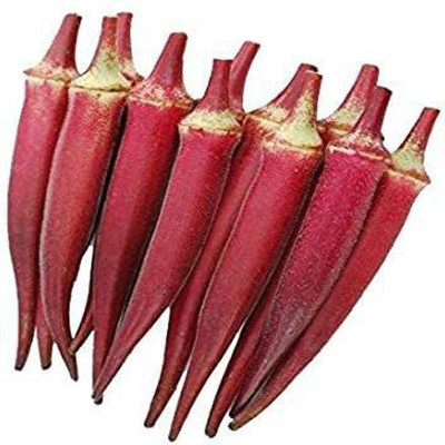 Aywal High Yield Red Lady Finger Hybrid F1 SUPREME Seed(2000 per packet)