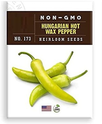 VibeX XLR-40 - Hungarian Hot Wax Chilli Pepper - (150 Seeds) Seed(150 per packet)