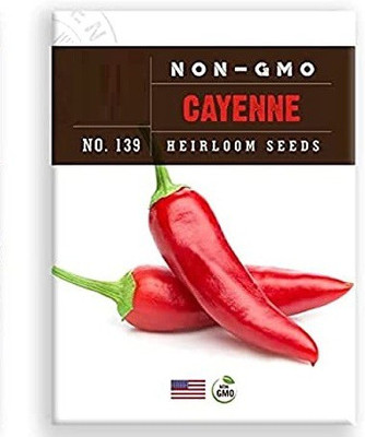 CYBEXIS VVI-4 - Cayenne Chilli Pepper - (1350 Seeds) Seed(1350 per packet)
