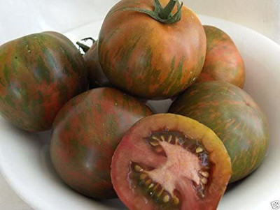 VibeX ® XLR-1016 Black Zebra Cherry Tomato Seeds Seed(200 per packet)