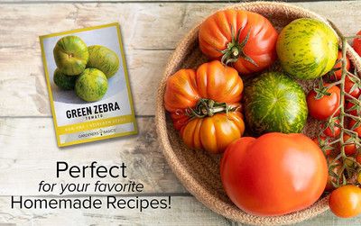 CYBEXIS GBPUT-95 - Green Zebra Tomato - (450 Seeds) Seed(450 per packet)