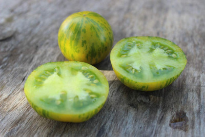 VibeX ® XLR-673 Seeds Rare Tomato Green Zebra Seed(200 per packet)