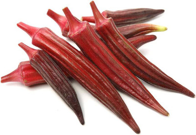 VibeX Red BHINDI Seed(100 per packet)